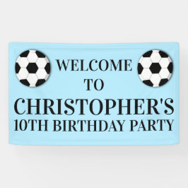 Football voetbal jongens verjaardag | DOUANETARIEF Spandoek