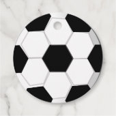 Football voetbal Jongens Verjaardag Vector Graphic Bedankjes Labels (Voorkant)