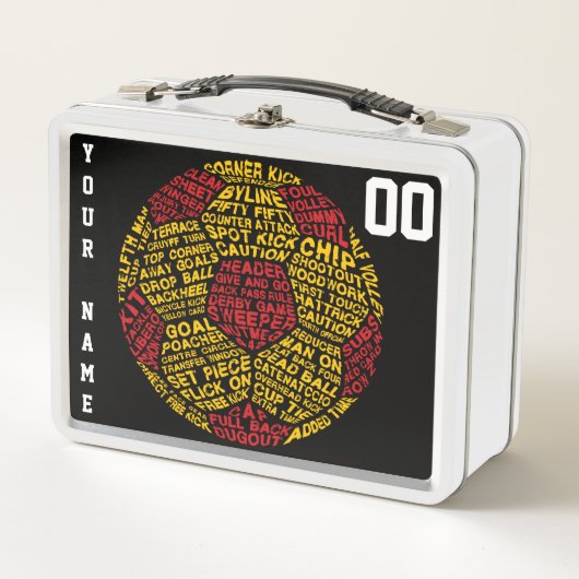 Football Voetbal Lunch Box (Voorkant)