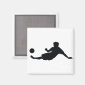 Football Voetbal Magneet (Voorkant / Achterkant)