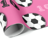 football voetbal meisjes verjaardag | DOUANETARIEF Cadeaupapier (Rol Hoek)