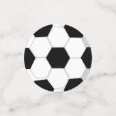 Football voetbal meisjes verjaardag roze | AANGEPA Confetti (Kleine voorkant)