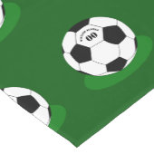 Football, Voetbal met naam en nummer Korte Tafelloper (Hoek)