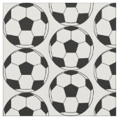 Football Voetbal Patroon. Stof (Close Up)