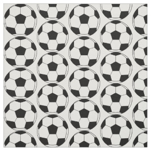 Football Voetbal Patroon. Stof