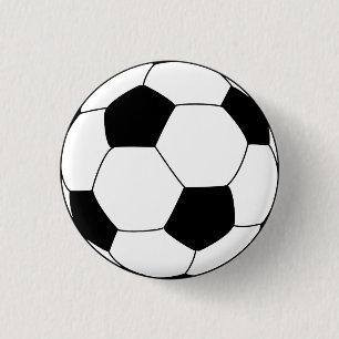 Football Voetbal Ronde Button 3,2 Cm