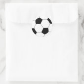 Football Voetbal Ronde Sticker (Tas)