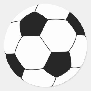 Football Voetbal Ronde Sticker