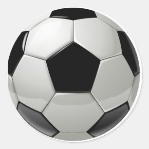 Football Voetbal Ronde Sticker