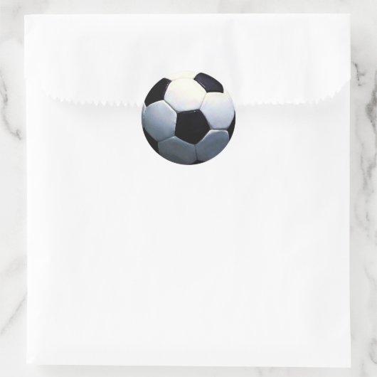 FOOTBALL - VOETBAL RONDE STICKER (Tas)