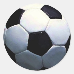 FOOTBALL - VOETBAL RONDE STICKER