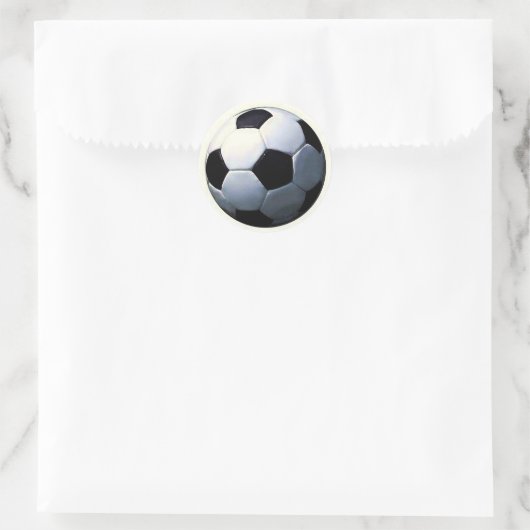 FOOTBALL - VOETBAL RONDE STICKER (Tas)