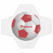  Football Voetbal Rood en Wit (Enkel)