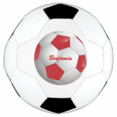  Football Voetbal Rood en Wit (Voorkant)