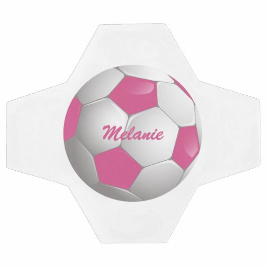  Football Voetbal Roze en Wit (Enkel)