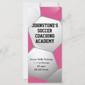 Football Voetbal Roze en Wit (Voorkant)