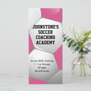  Football Voetbal Roze en Wit
