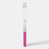  Football Voetbal Roze en Wit Case-Mate iPhone Case (Achterkant / Links)