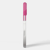  Football Voetbal Roze en Wit Case-Mate iPhone Case (Achterkant / Rechts)