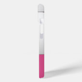 Football Voetbal Roze en Wit Case-Mate iPhone Case (Achterkant / Links)