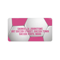  Football Voetbal Roze en Wit