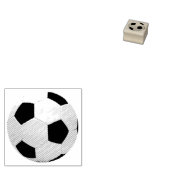 Football Voetbal Rubberstempel (Gestempeld)