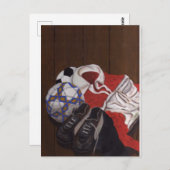 Football Voetbal schilderen Briefkaart (Voorkant / Achterkant)
