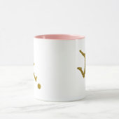 Football Voetbal Shooter | Cool Gold Glitter Look Mok (Midden)