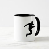 Football Voetbal Shooter | Voetbal Football Mok (Voorkant rechts)