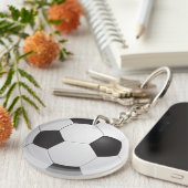 Football Voetbal Sleutelhanger (Voorkant Rechts)