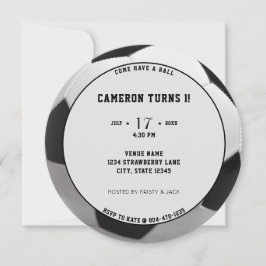 Football Voetbal Sport 1e Verjaardagsfeest Kaart