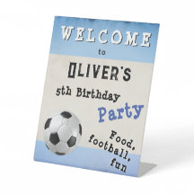 Football Voetbal Sport Verjaardagsfeest Welkom