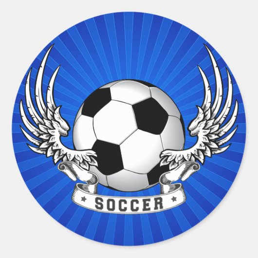 Football Voetbal Sticker (Voorkant)