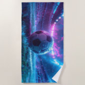 Football Voetbal Strandlaken (Voorkant)