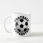 Football Voetbal Superstar Sport Koffiemok (Links)