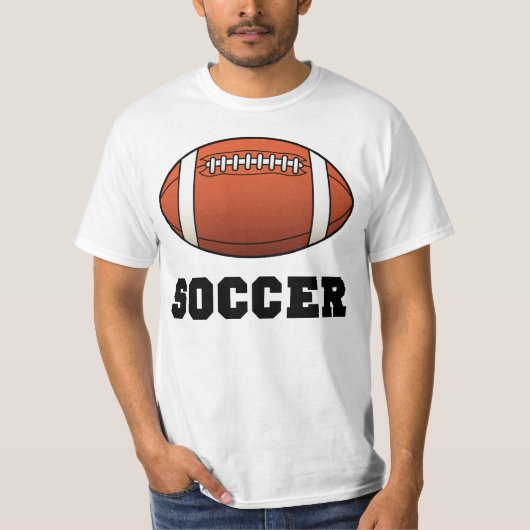 Football Voetbal T-shirt (Voorkant)