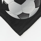 Football Voetbal ventilatorrugleuning Fleece Deken (Hoek)
