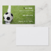 Football Voetbal Visitekaartje (Voorkant / Achterkant)