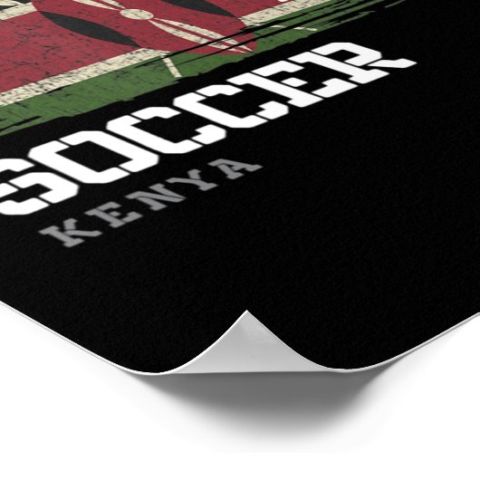 Football Voetbal Voetbal Poster (Hoek)