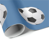 Football Voetballen Cadeaupapier (Rol Hoek)