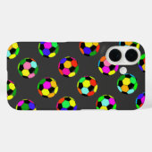 football - voetballen patroon Case-Mate iPhone case (Achterkant (horizontaal))
