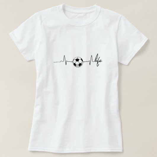 Football Voetballiefhebber T-shirt (Design voorkant)
