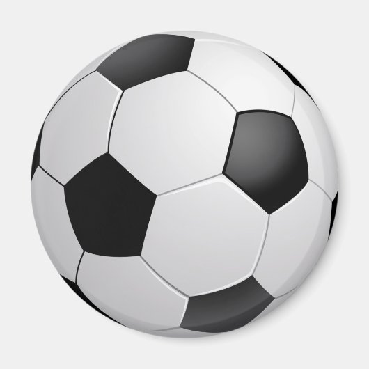Football Voetbalmagneet Magneet (Voorkant)