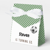 Football voetbalspel kinderen jarig bedankdoosjes (Voorkant Zijde)