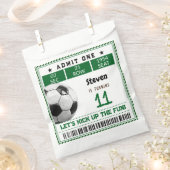 Football voetbalspel kinderen jarig bedankzakje (Geknipt)