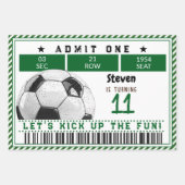 Football voetbalspel kinderen jarig inpakpapier vel (Voorkant)