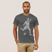 Football Voetbaltalen (wit) T-shirt (Voorkant volledig)