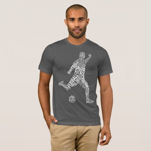 Football Voetbaltalen (wit) T-shirt (Voorkant volledig)