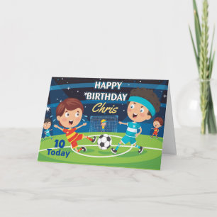 Football-/Voetgangerkaart Feestdagen Kaart