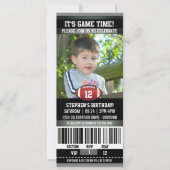 Football vogeldagfoto-sjabloon kaart (Voorkant)